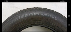 Гуми Зимни 215/65R16, снимка 2 - Гуми и джанти - 47827402