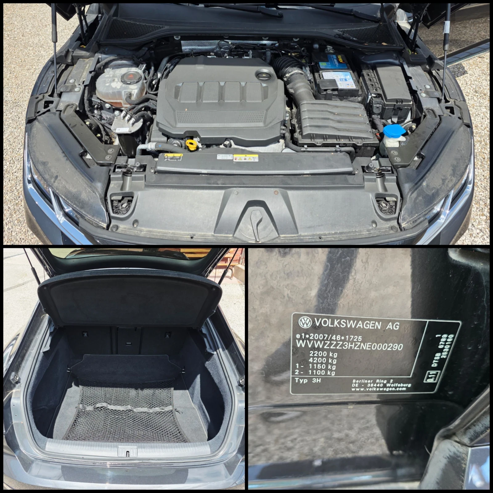 VW Arteon 2.0TDI/ELEGANCE/DISTRONIC/LINE-ASSIST/KEYLESS-ENTR, снимка 17 - Автомобили и джипове - 54564287