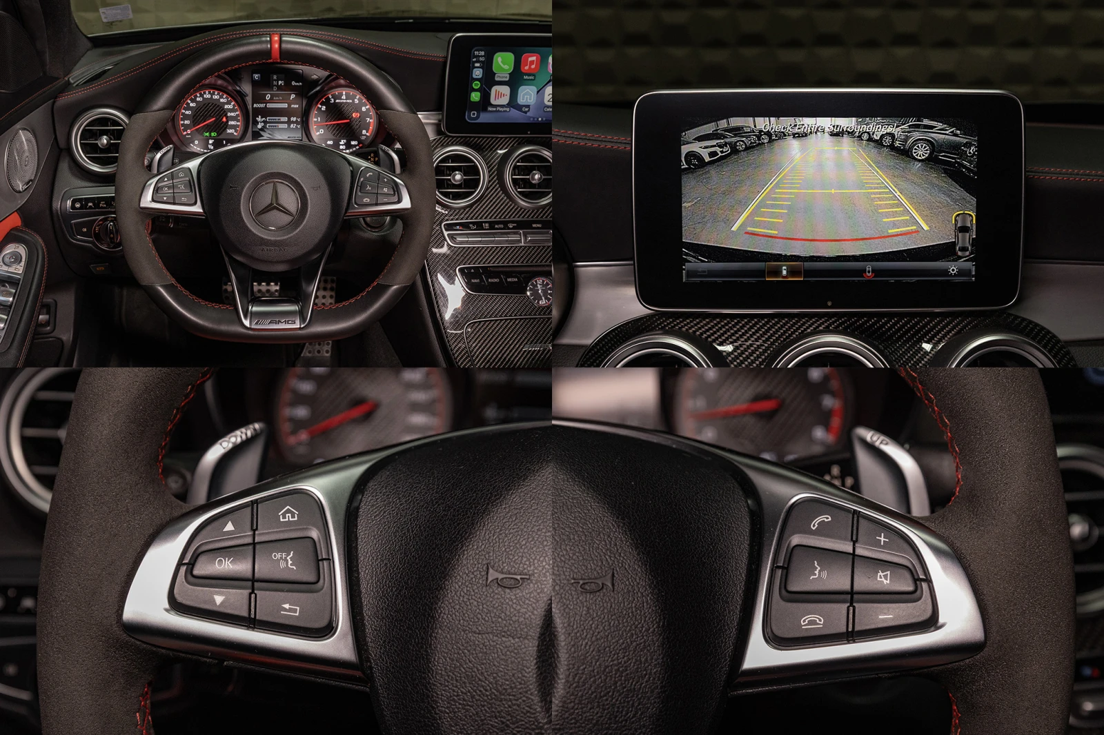 Mercedes-Benz C 63 AMG s| Distronic| Burmaster| Panorama| Гаранция, снимка 16 - Автомобили и джипове - 56257549