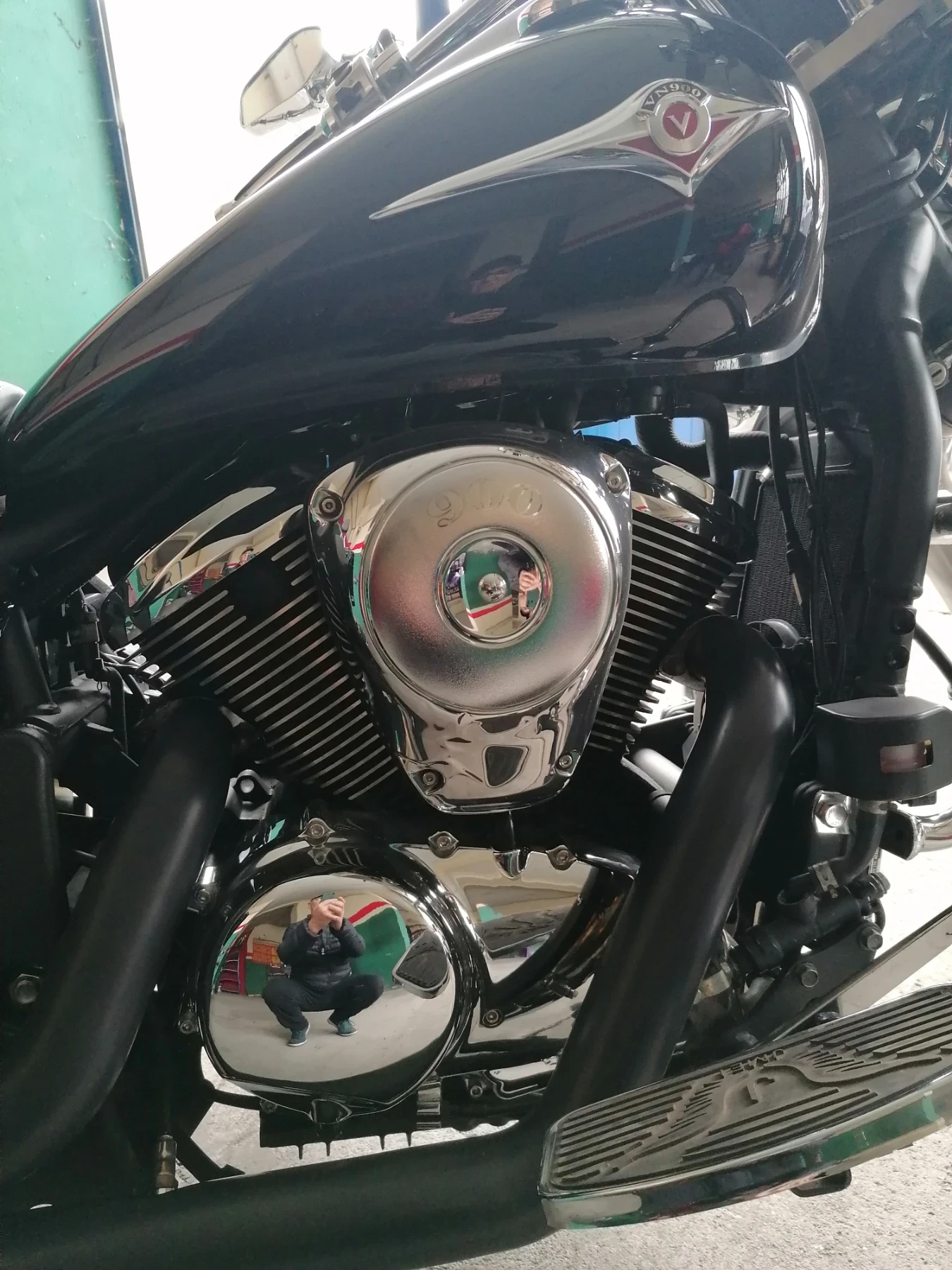 Kawasaki Vn 900 custom, снимка 8 - Мотоциклети и мототехника - 54165310