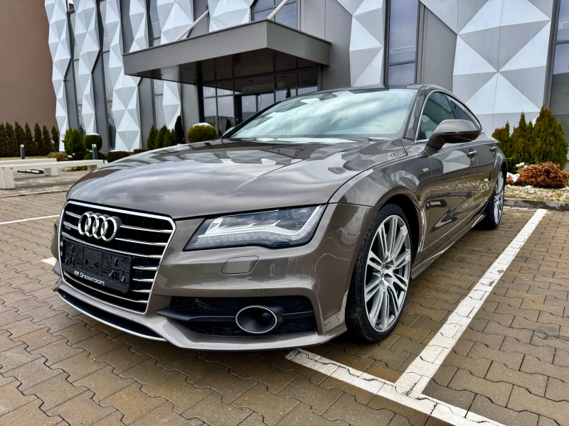 Audi A7 3.0-BI-TDI-S-LINE-LED-МАСАЖИ-HEAD-UP-ОБДУХВАНЕ, снимка 1 - Автомобили и джипове - 49196066