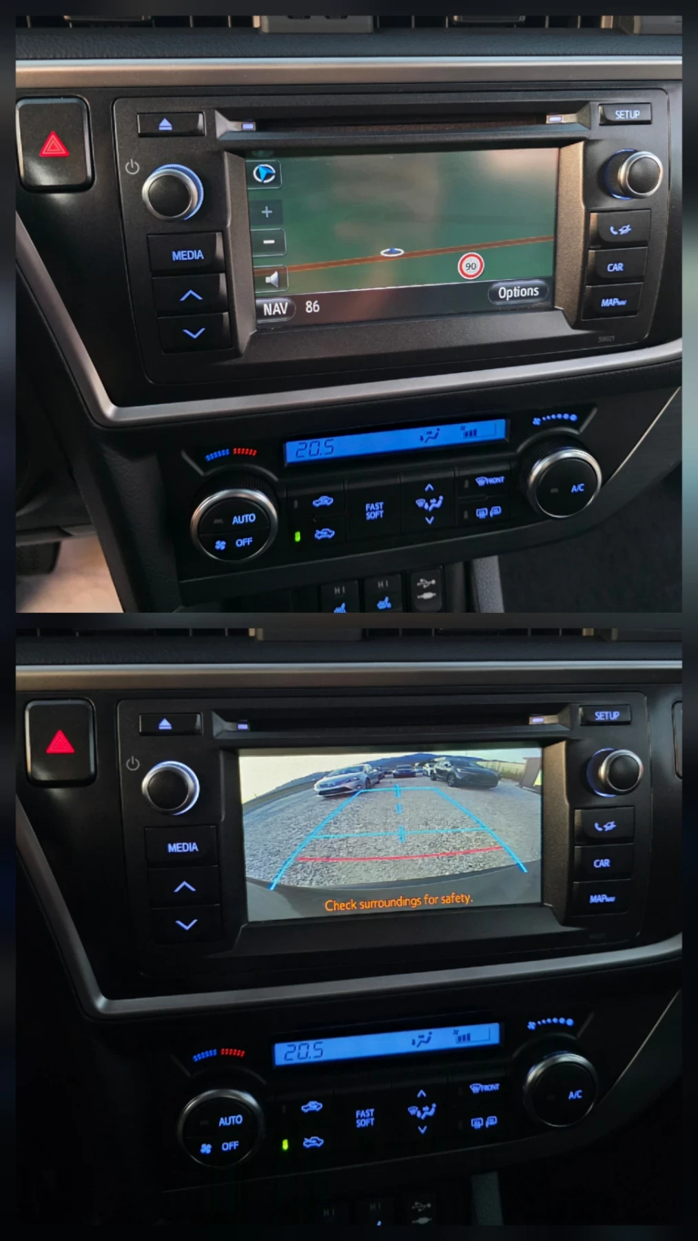 Toyota Auris 1.6 VVTI Навигация Парктроник Евро 5, снимка 14 - Автомобили и джипове - 56231417