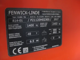 Електрокар Linde R14HD-01 /1120-01/, снимка 8