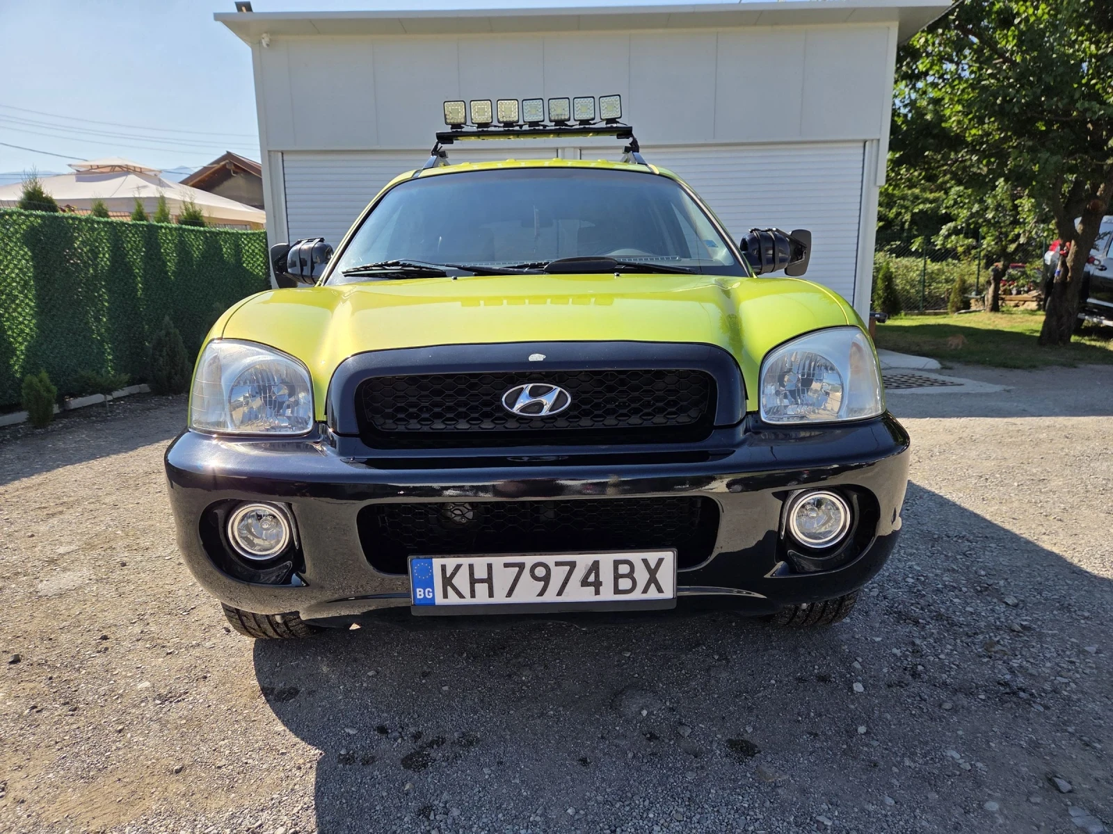 Hyundai Santa fe ОБСЛУЖЕН НА 100%+ OFFROAD ГУМИ, снимка 3 - Автомобили и джипове - 55564911