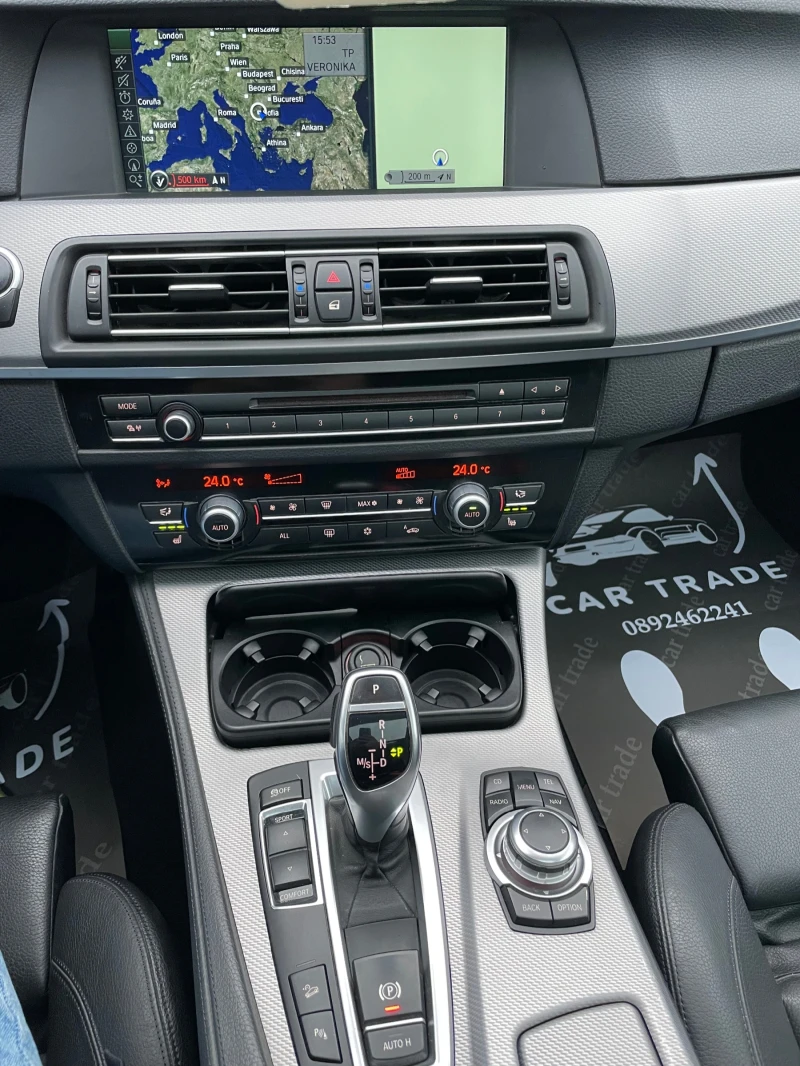 BMW 535 M-PACK/ВАКУУМ/HEAD-UP/DISTRONIC/8ZF/СЕРВИЗ.ИСТ./, снимка 12 - Автомобили и джипове - 52705966