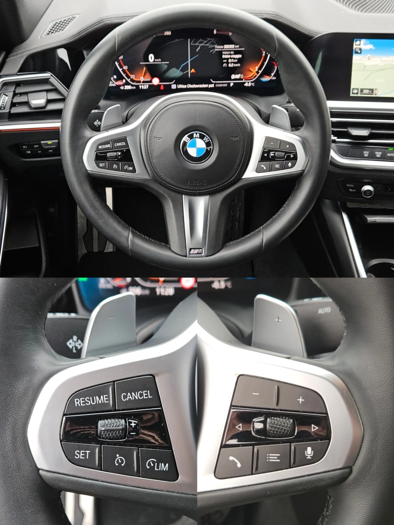 BMW 320 D/M-Sport/HeadUp/CARPLAY/NAVI/LED/БЛУТУТ/EURO6/ТОП, снимка 11 - Автомобили и джипове - 53179047