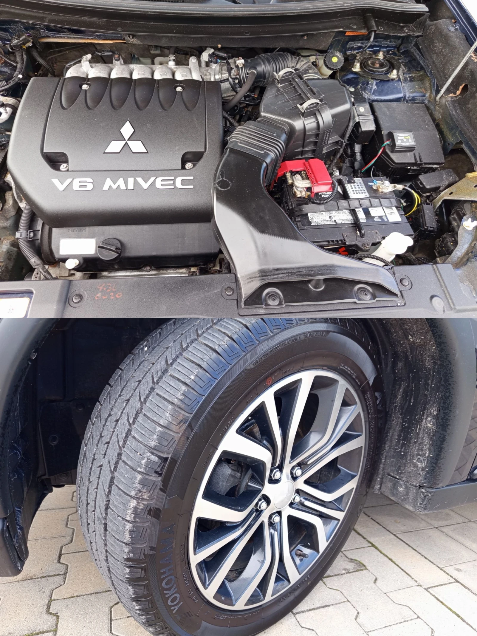 Mitsubishi Outlander GT 3.0V6 224kcS-AWC 4x4 .FULL 7�����. | Mobile.bg � ����������� 17