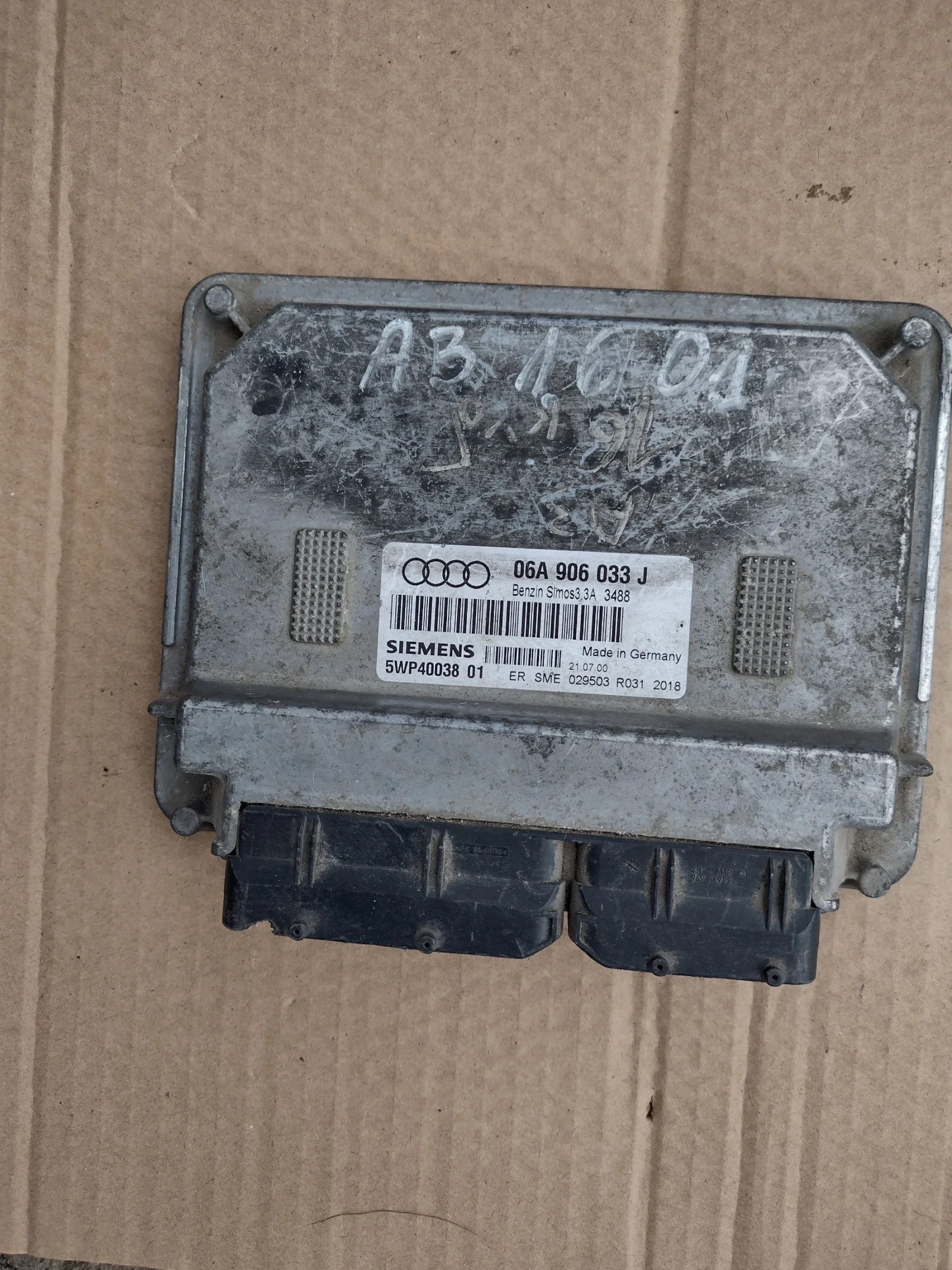 06A 906 033 J      AUDI A3, 1.6  Siemens 5WP40038 01 | Mobile.bg   1