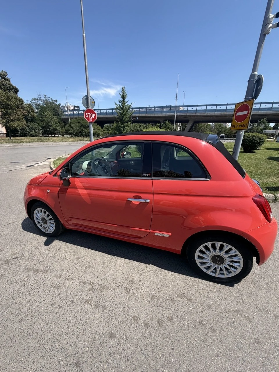 Fiat 500 C 1.2 Cabrio Бартер, снимка 5 - Автомобили и джипове - 55378467