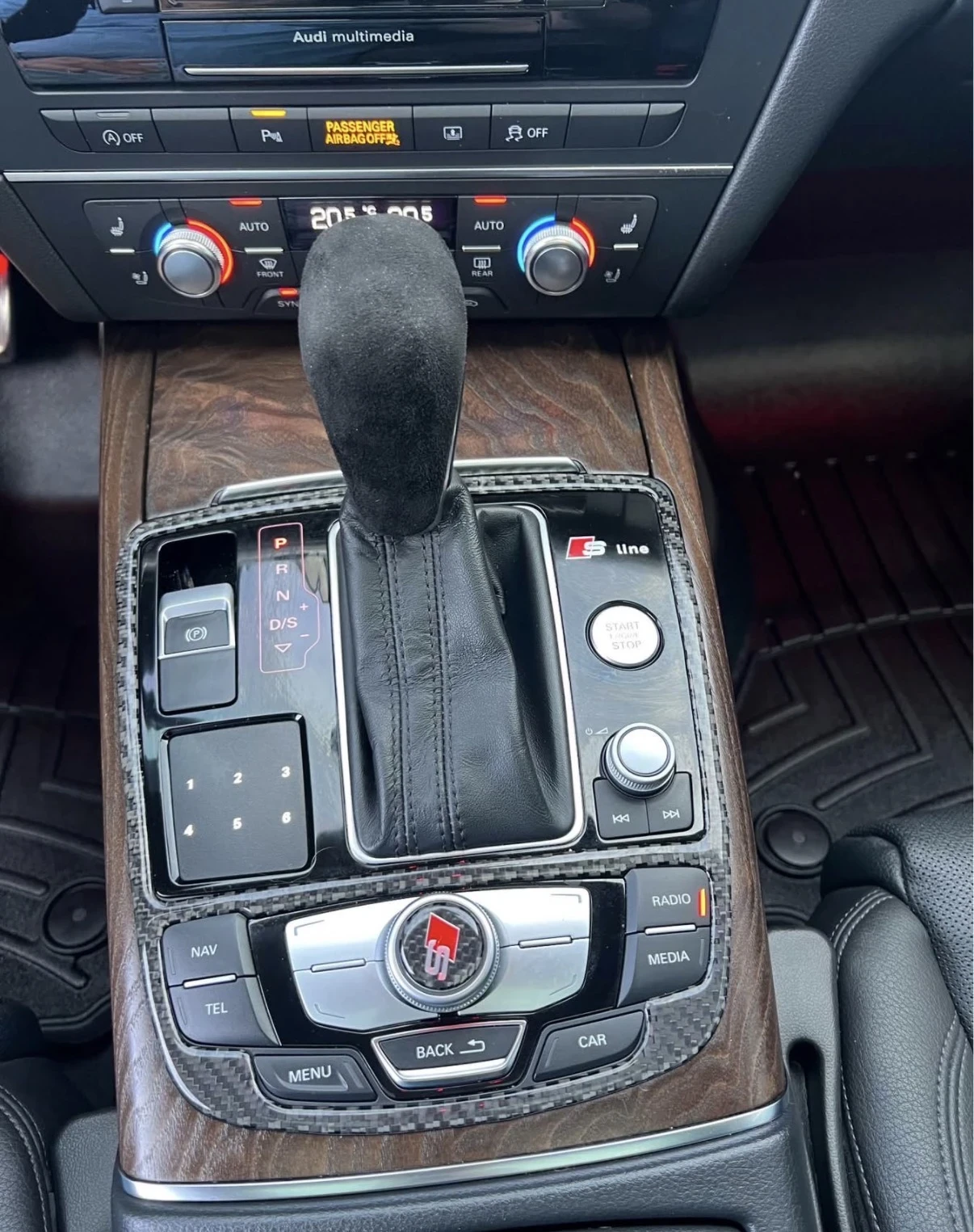Audi A6 3.0T| GREC| 8ZF| ОБДУХВАНЕ| S LINE| 360| БЕЗ ИНЦИД, снимка 10 - Автомобили и джипове - 55625855