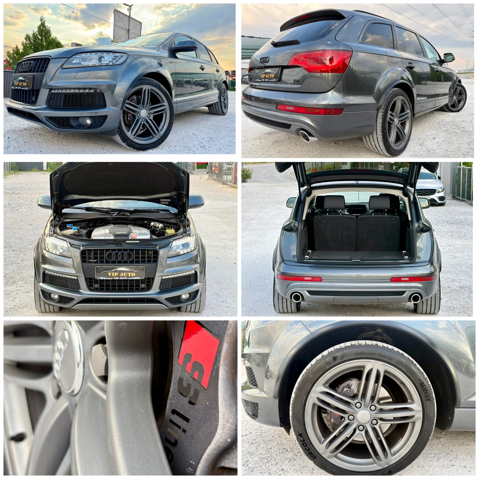 Audi Q7 3.0TDI QUATTRO S-LINE DISTRONIC KEYLESS PANO FULL, снимка 17 - Автомобили и джипове - 55592459