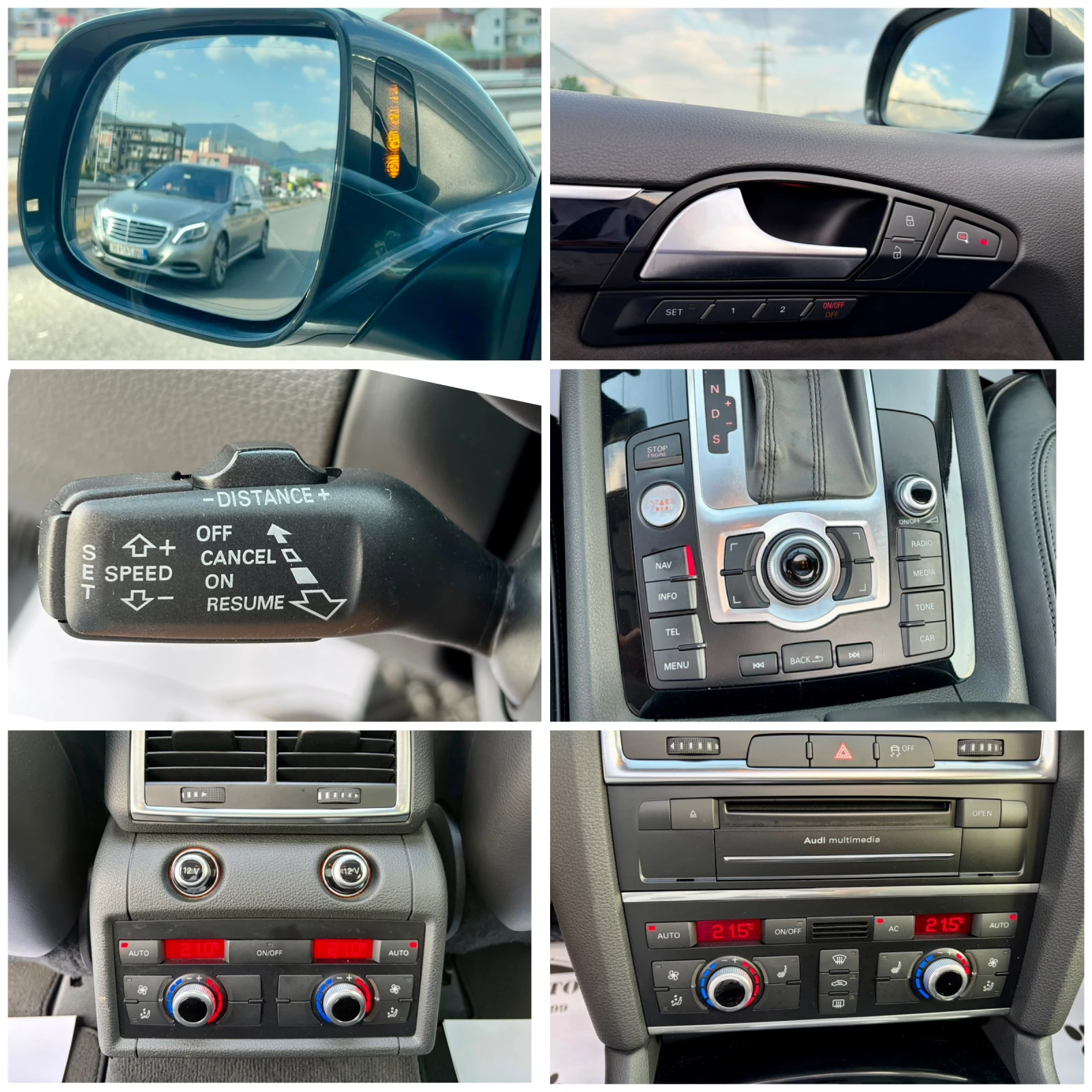 Audi Q7 3.0TDI QUATTRO S-LINE DISTRONIC KEYLESS PANO FULL, снимка 15 - Автомобили и джипове - 55592459