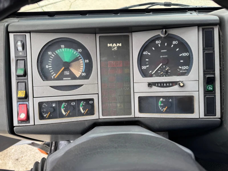 Man L 12.160 , 7400 полезен товар , 11900кг общо тегло , снимка 7 - Камиони - 52662089