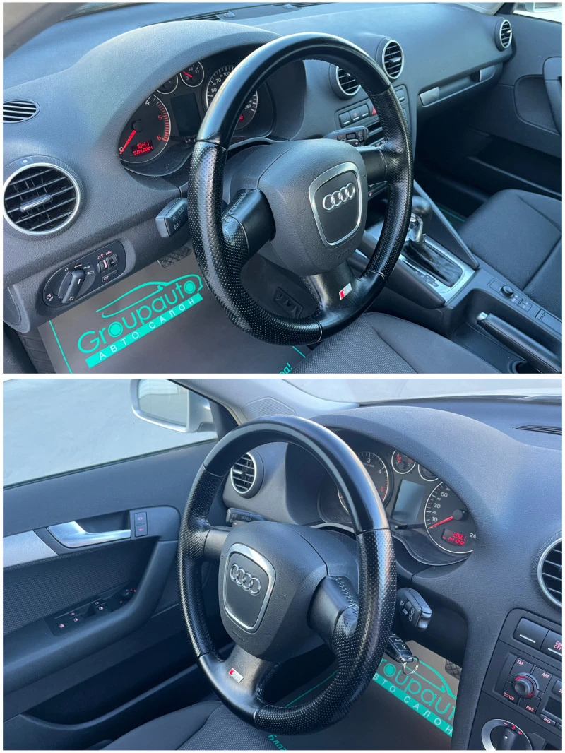 Audi A3 2, 0TDI-АВТОМАТИК/F1/NAVI/XENON/БАРТЕР!!!, снимка 8 - Автомобили и джипове - 45198037