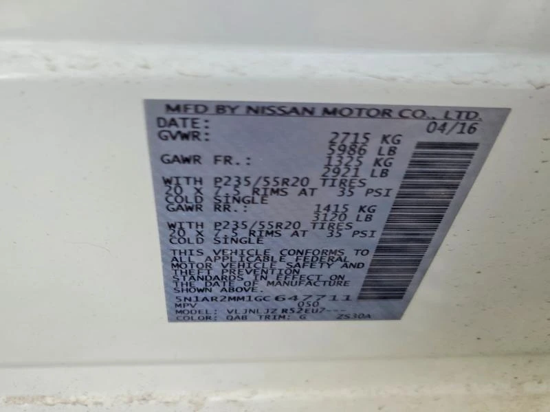 Nissan Pathfinder 3.5L 6 4x4 w/Front Whl Drv, снимка 13 - Автомобили и джипове - 53803601