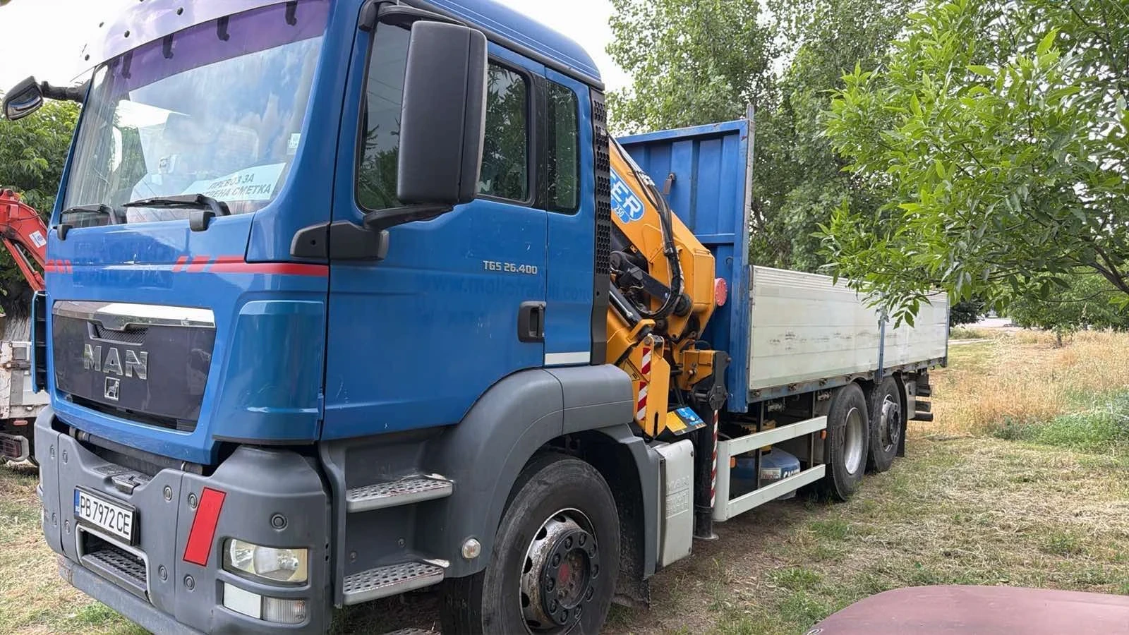 Man Tgs 26.400  Камион с Кран 17м