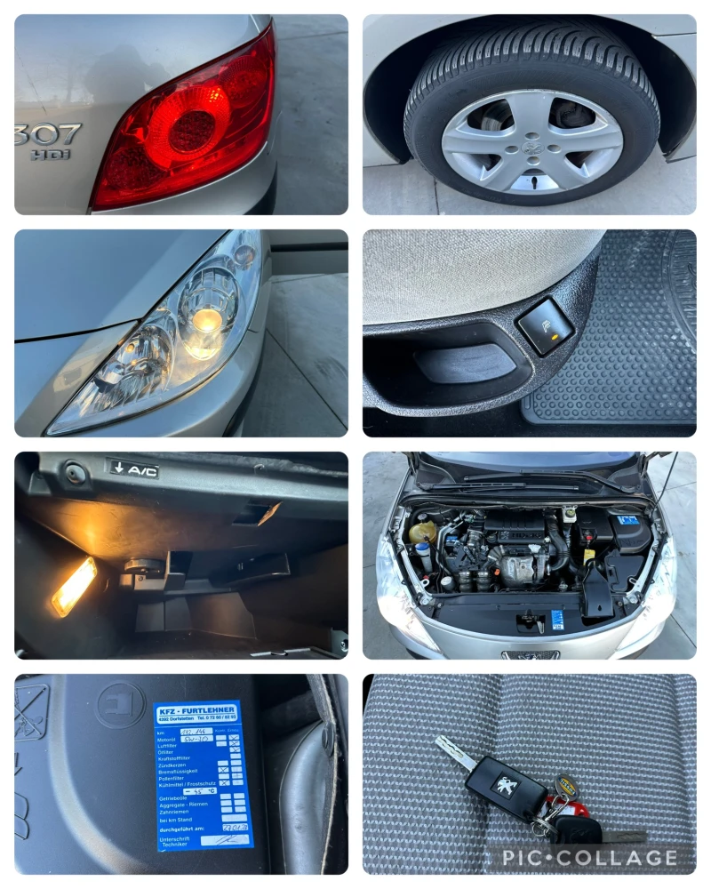 Peugeot 307 1.6HDI, снимка 17 - Автомобили и джипове - 48836834