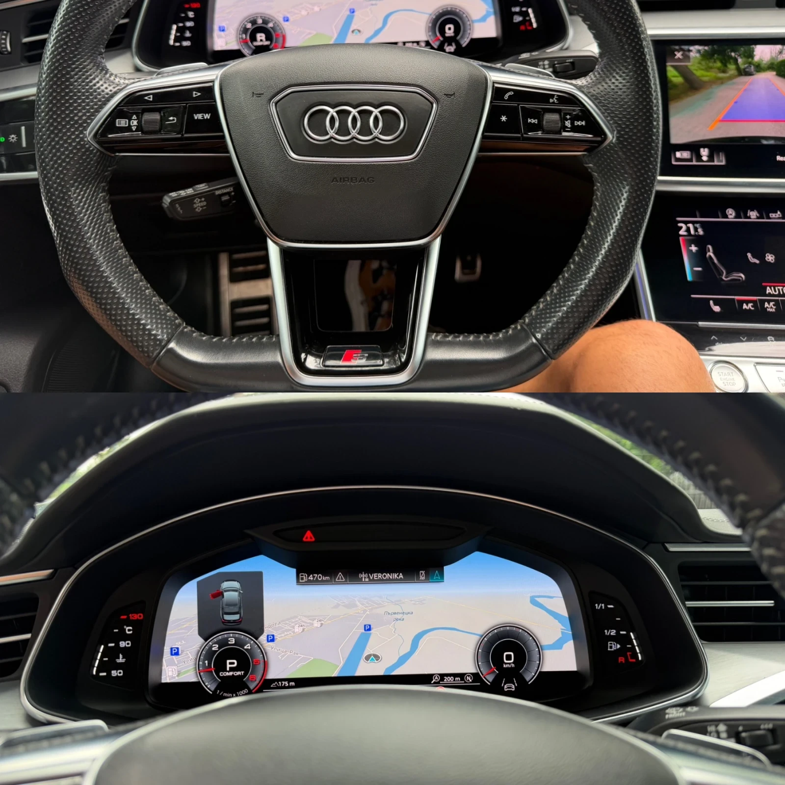 Audi A6 Black edition-S-Line-FULL!!!!, снимка 13 - Автомобили и джипове - 54890899