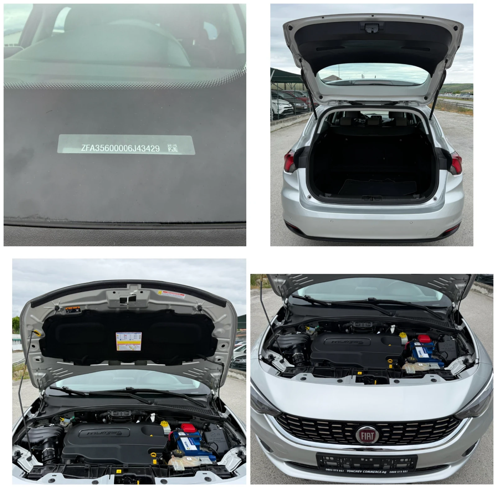 Fiat Tipo 1.6-Multijet-2-AUTOMAT-134.000km-TOP-NEW-CITY, снимка 17 - Автомобили и джипове - 54548540