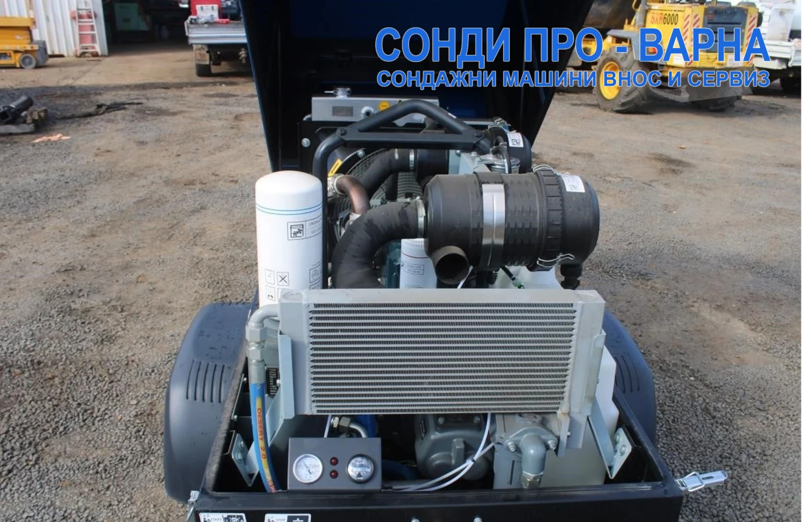 Компресори Atlas Copco Нов винтов компресор LCN5m 5.0м3/мин 45HP дизел - изображение 5