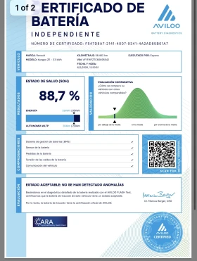 Renault Kangoo Maxi 87% батерия 58000км - 11500 € / 22492.04 лв. - 84703959 9