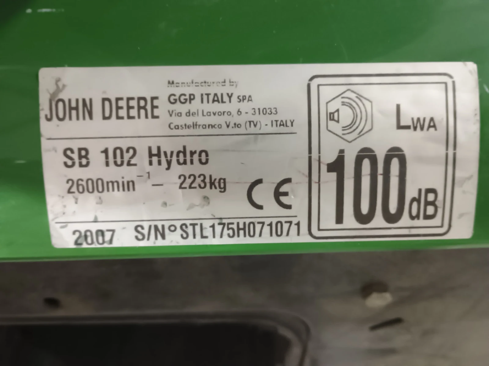 Трактор John Deere Stl175H071071 - изображение 4