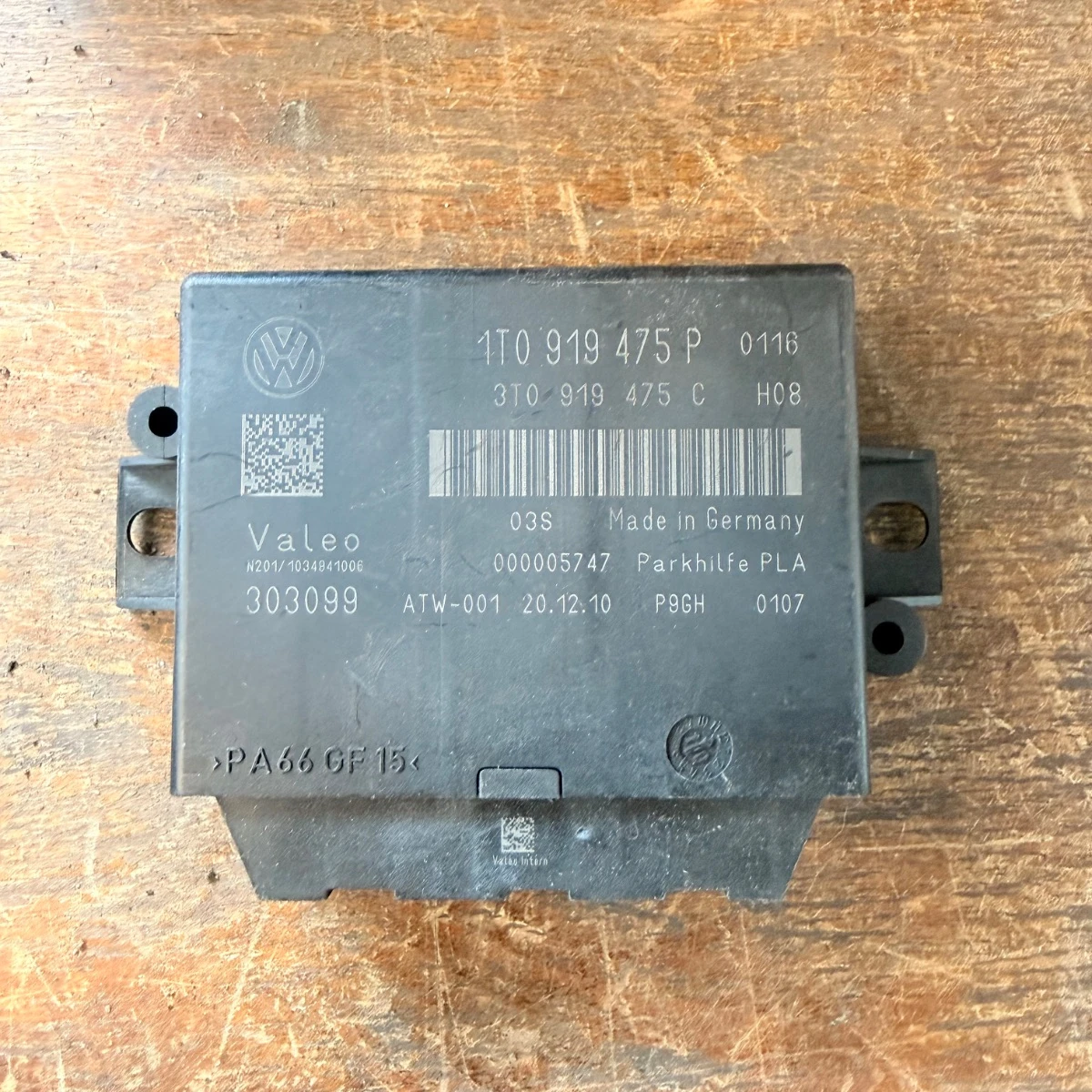 Модул за управление на парктроник за Volkswagen 1T0919475P-1356