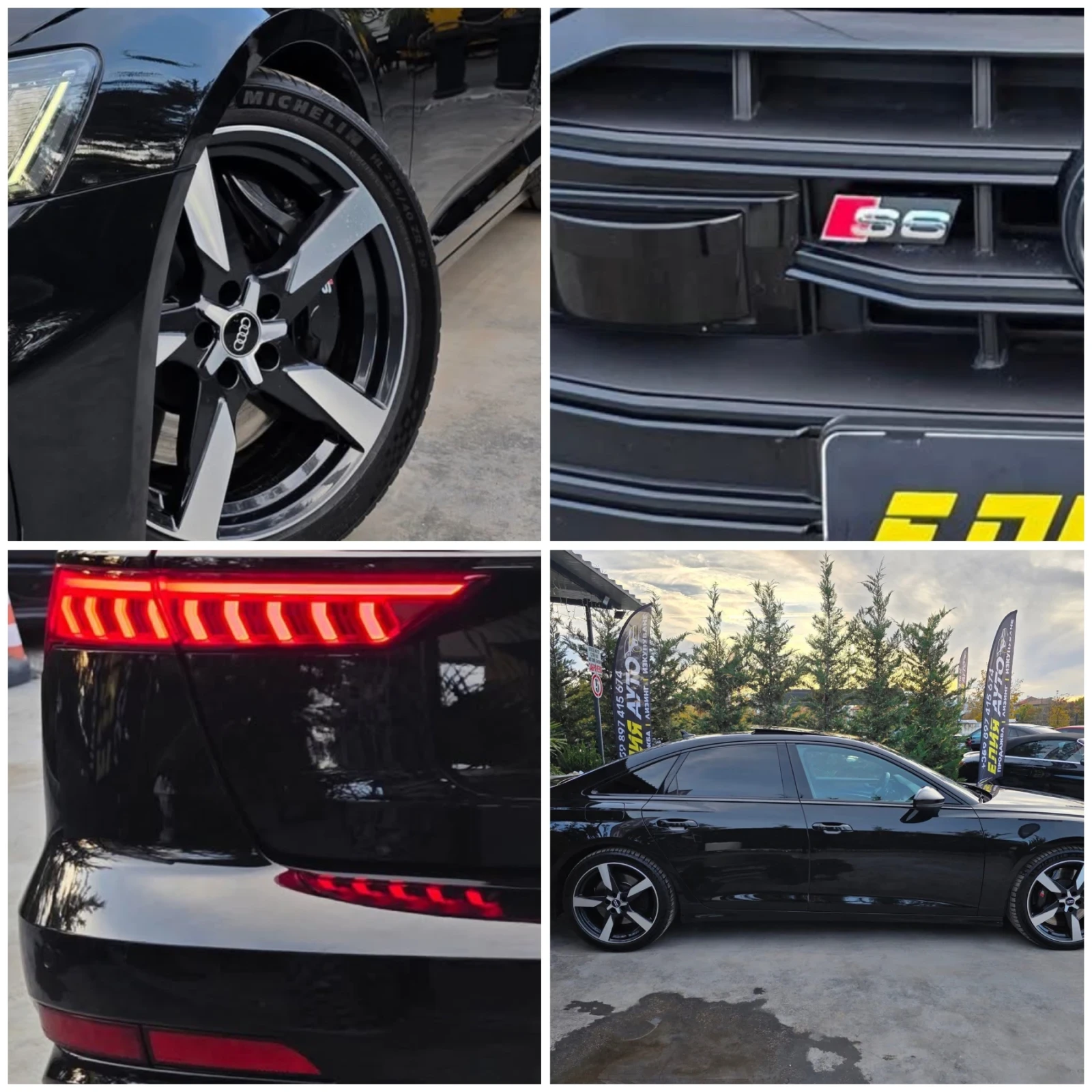 Audi S6 QUATTRO MEGA FULL BLACK LINE  100% | Mobile.bg   17