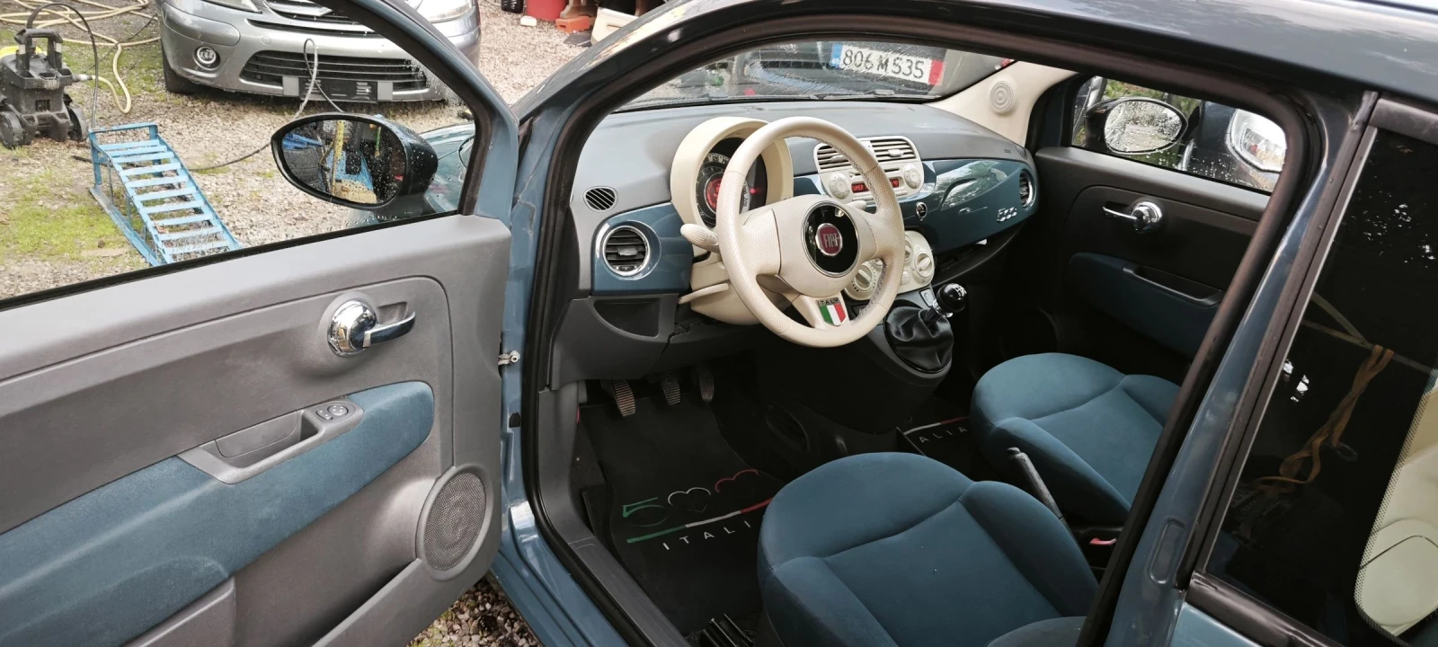 Fiat 500 1.2i TOP!!!, снимка 7 - Автомобили и джипове - 54295482
