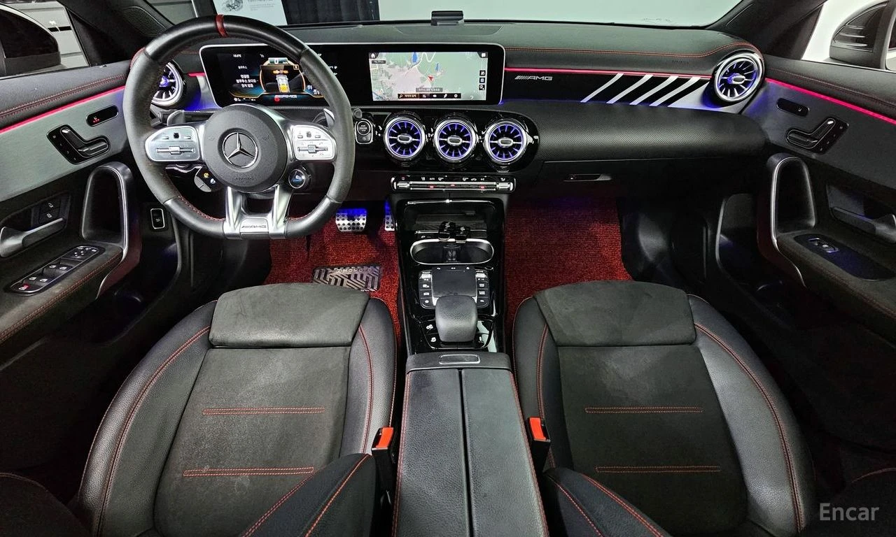 Mercedes-Benz CLA 45 AMG S 4MATIC+ * 360 KAM* АЛКАНТАРА* ПОДГРЕВ* HEADUP, снимка 8 - Автомобили и джипове - 54592656
