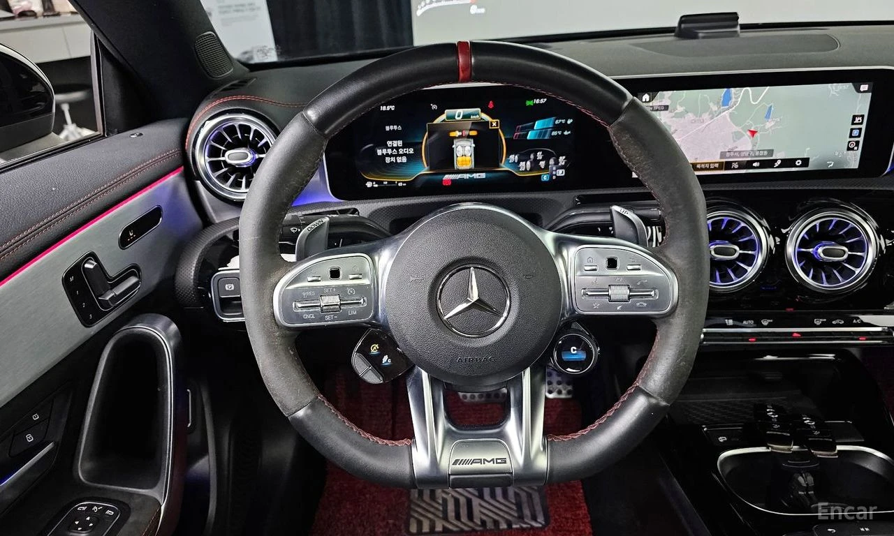 Mercedes-Benz CLA 45 AMG S 4MATIC+ * 360 KAM* АЛКАНТАРА* ПОДГРЕВ* HEADUP, снимка 9 - Автомобили и джипове - 54592656