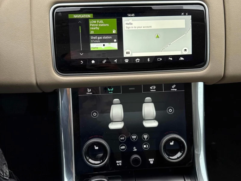 Land Rover Range Rover Sport * Td6 Diesel SE * CARFAX * БЕЗ ПЪРВОНАЧАЛНА ВНОСКА, снимка 10 - Автомобили и джипове - 52826226