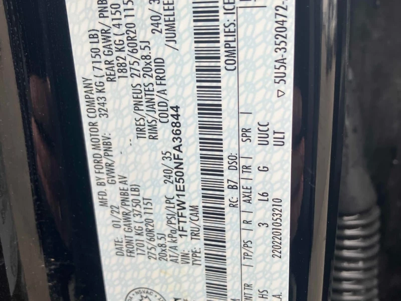 Ford F150 * LARIAT 4WD SuperCrew 6.5' Box * CARFAX * БЕЗ, снимка 10 - Автомобили и джипове - 53137609