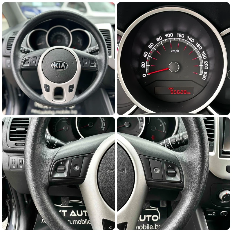 Kia Venga 1.4I 90HP ГАЗ 55, 000KM EURO6B, снимка 13 - Автомобили и джипове - 53189175