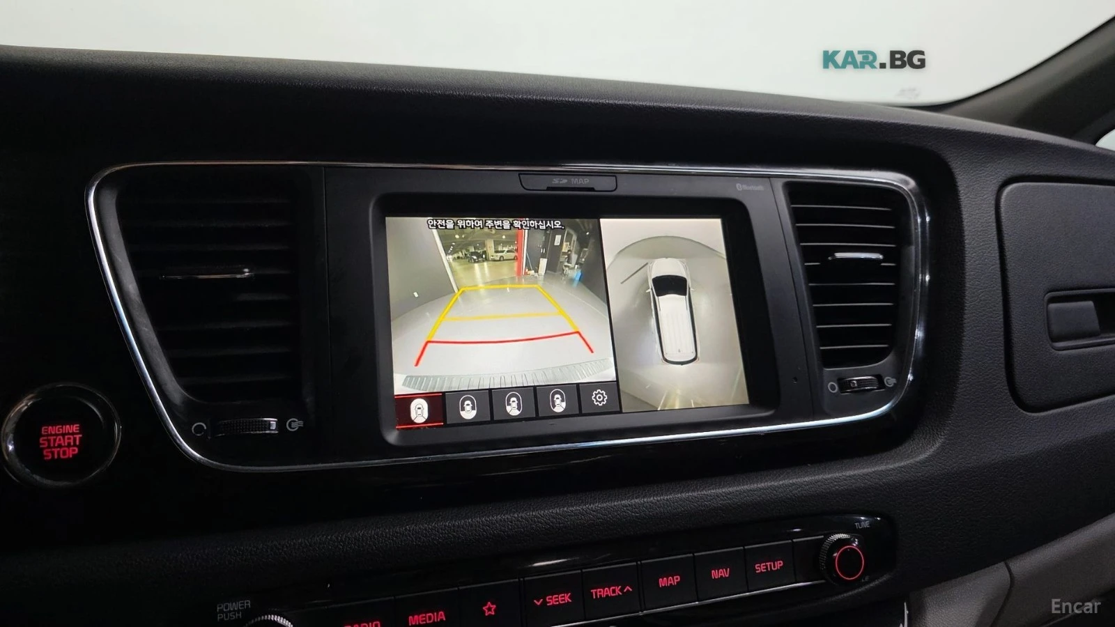 Kia Carnival * 9 МЕСТА* KEYLESS* Camera* ПОДГРЕВ* 360* , снимка 15 - Автомобили и джипове - 55061982
