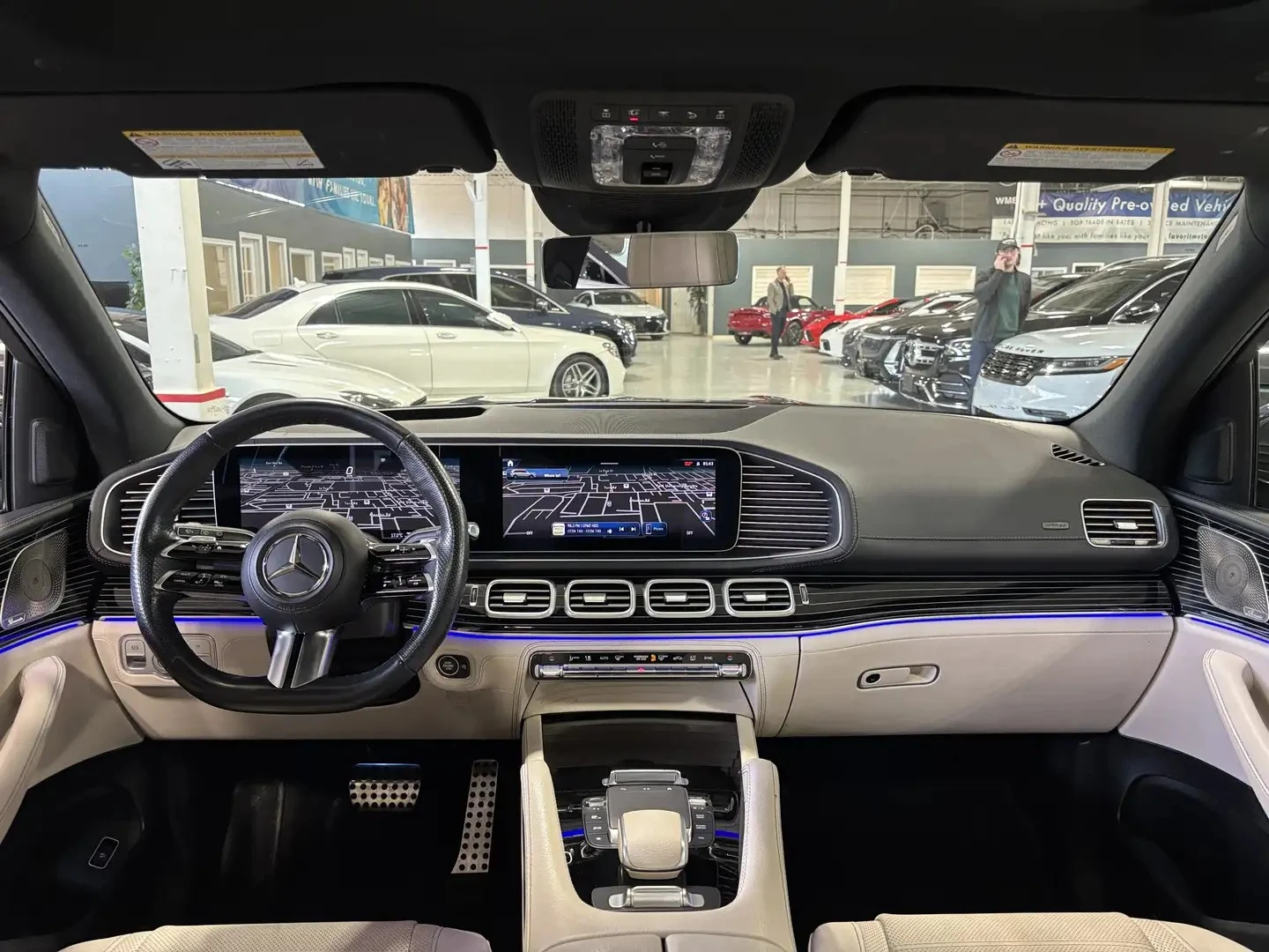 Mercedes-Benz GLS 450 4matic AMG pkg Цена до България & АвтоКредит, снимка 9 - Автомобили и джипове - 56145745