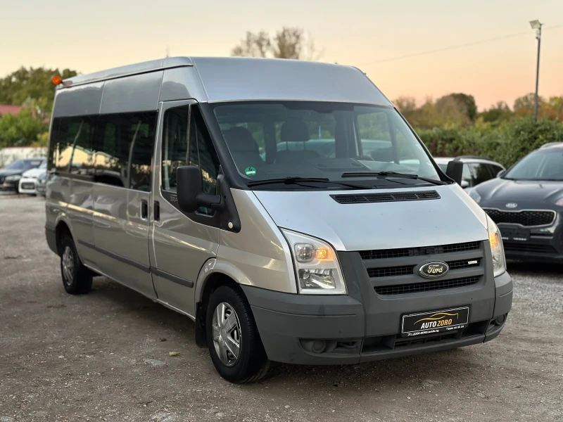 Ford Transit 2.2 ДИЗЕЛ* 8+ 1* КЛИМАТИК* ФЕЙСЛИФТ* ДЪЛГА БАЗА* Л, снимка 2 - Бусове и автобуси - 47500724