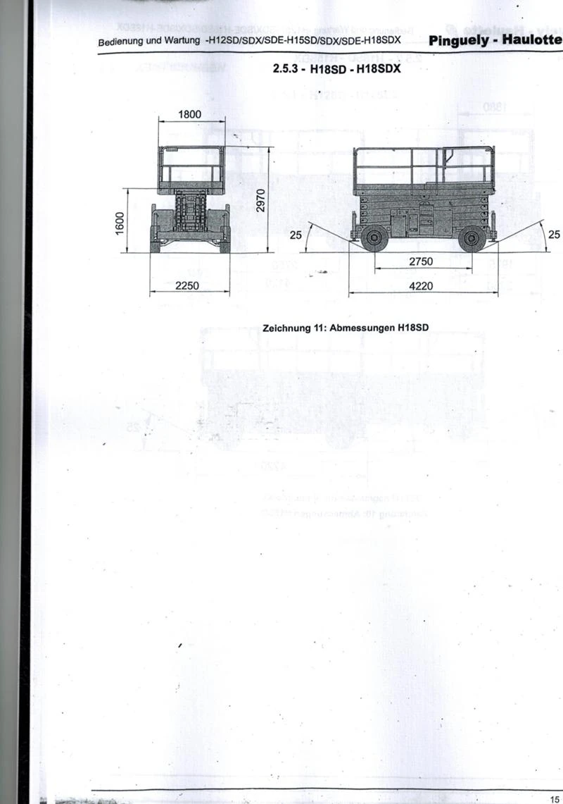 Автовишка Друга марка Haulotte H 18 SDX, 4x4, снимка 15 - Индустриална техника - 18410132