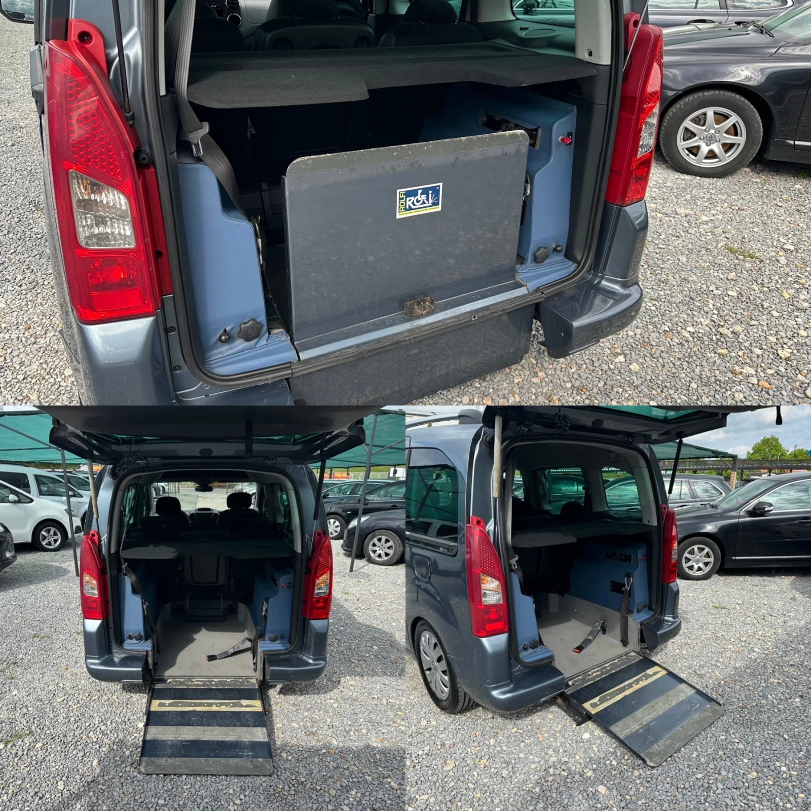 Citroen Berlingo 1.6HDI Инвалидна рампа, снимка 6 - Автомобили и джипове - 54669111