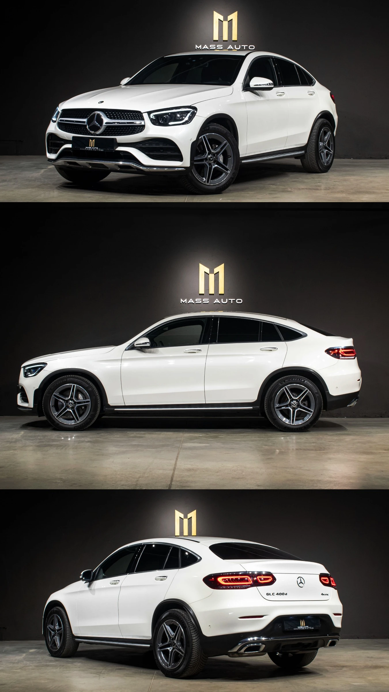 Mercedes-Benz GLC 400 d/Coupe/AMG/4Matic/ПълнаСервизнаИстория, снимка 3 - Автомобили и джипове - 55090443