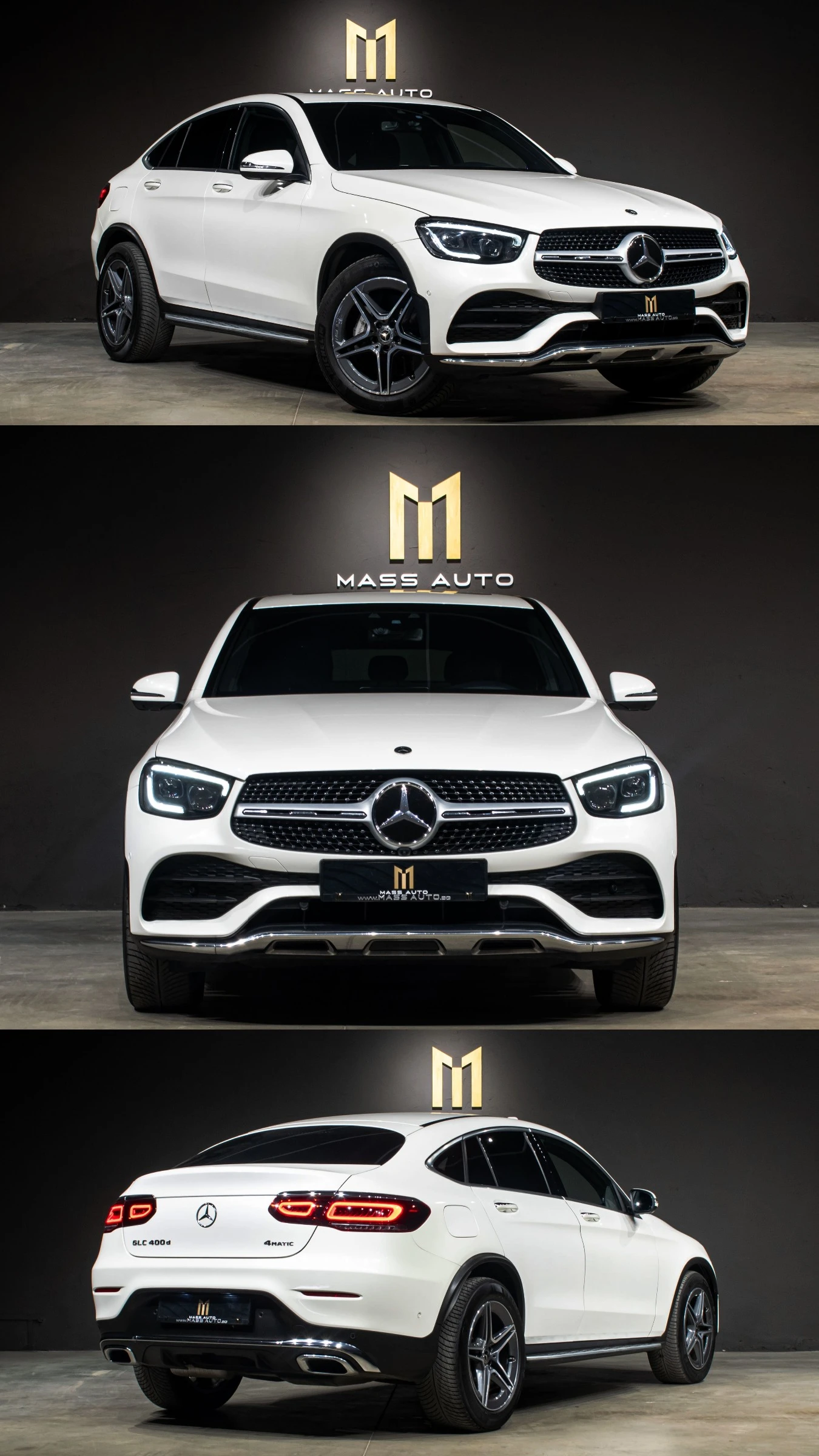 Mercedes-Benz GLC 400 d/Coupe/AMG/4Matic/ПълнаСервизнаИстория, снимка 2 - Автомобили и джипове - 55090443