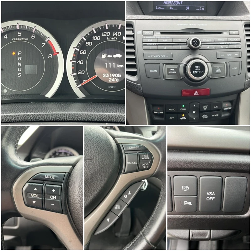 Honda Accord 2.4I-VTEC 201кс АВТОМАТ КОЖА АВТОПИЛОТ ПЕРФЕКТНА, снимка 13 - Автомобили и джипове - 51204241