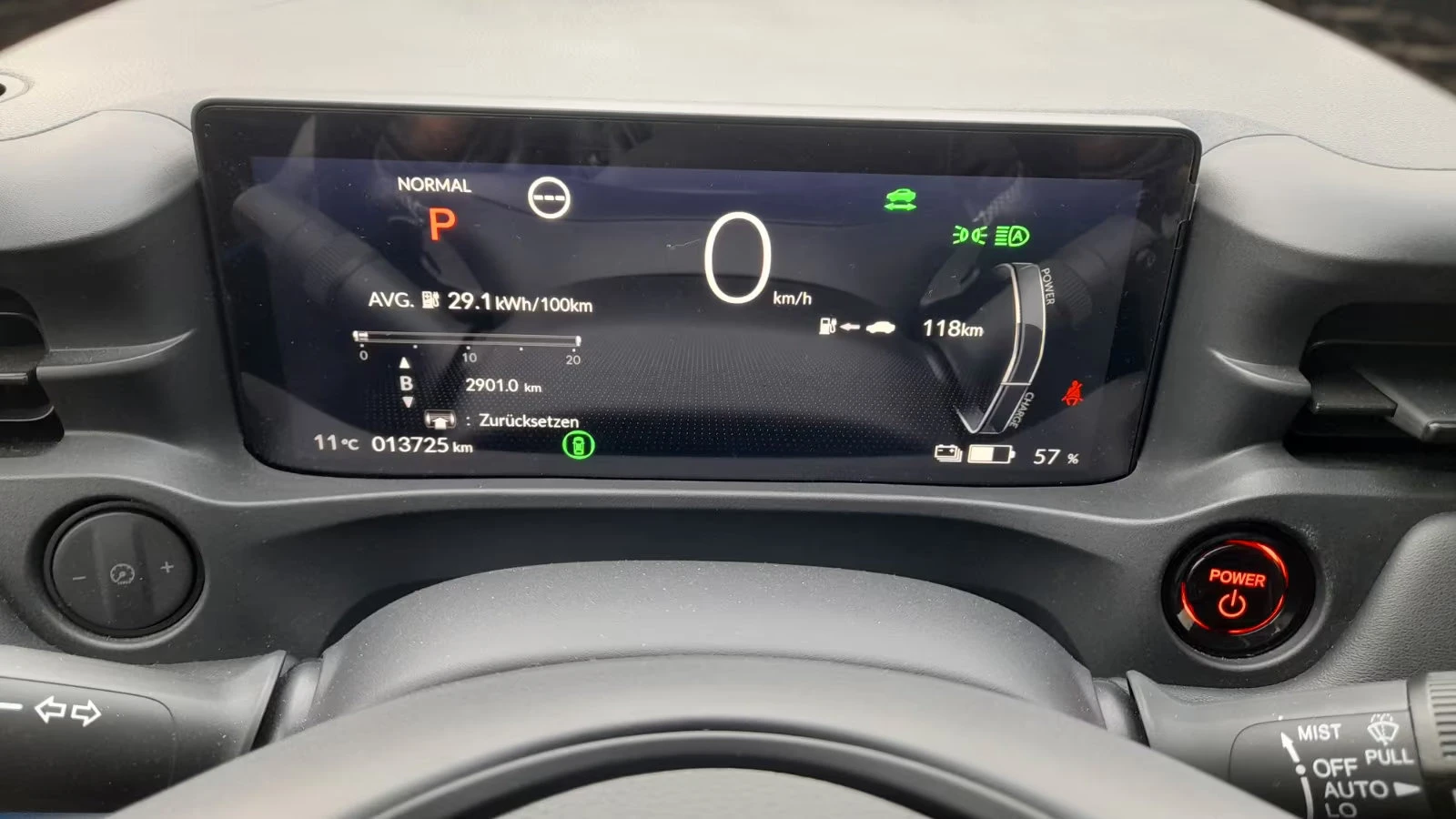 Honda e:Ny1 ADVANCE/204HP/360/NAVI/PANO/ACC/LED/254z, снимка 13 - Автомобили и джипове - 54070631