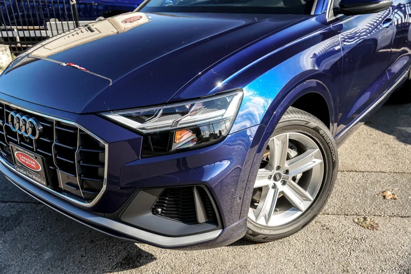Audi Q8 S-LINE, PANORAMA, ПОДГРЕВИ, ОБДУХВАНЕ, 360* , снимка 3 - Автомобили и джипове - 52507445