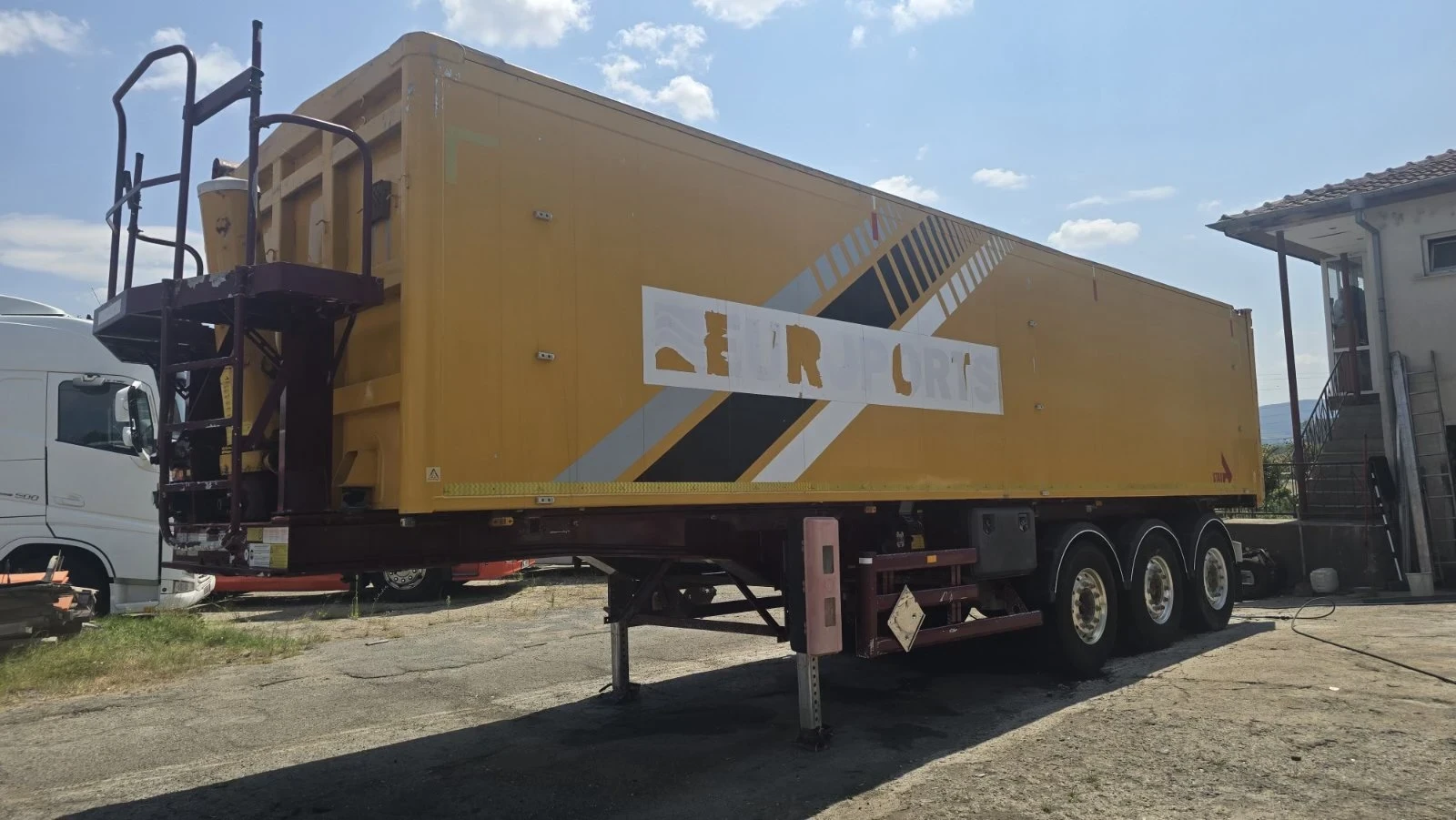 Полуремарке Stas S300CX / 53 куб. / тара 5900 кг., снимка 6 - Ремаркета - 55604201