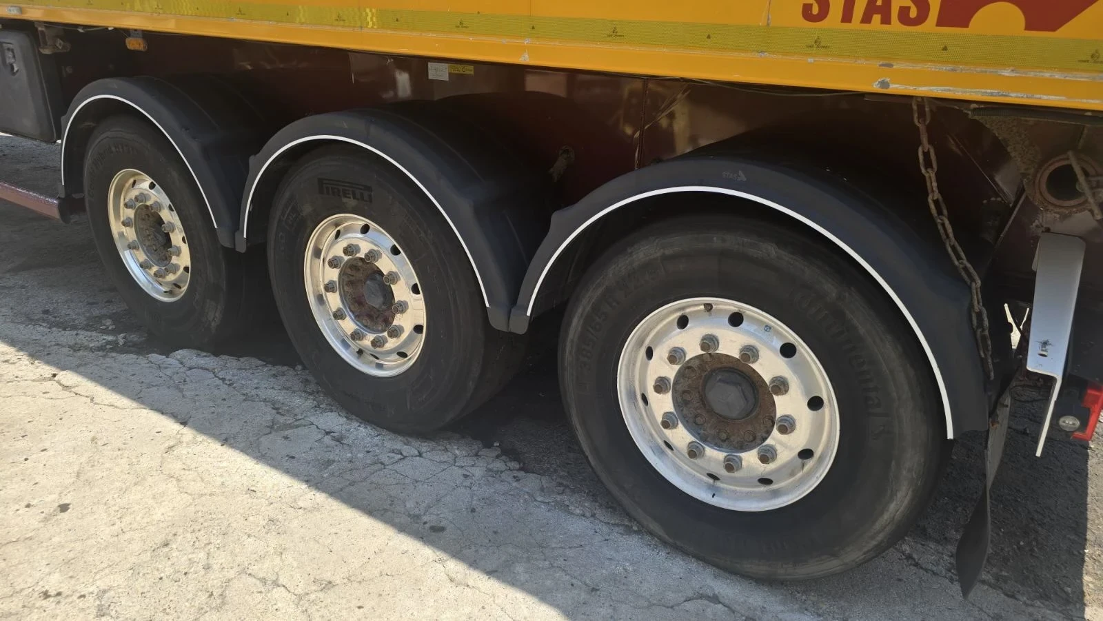 Полуремарке Stas S300CX / 53 куб. / тара 5900 кг., снимка 11 - Ремаркета - 55604201