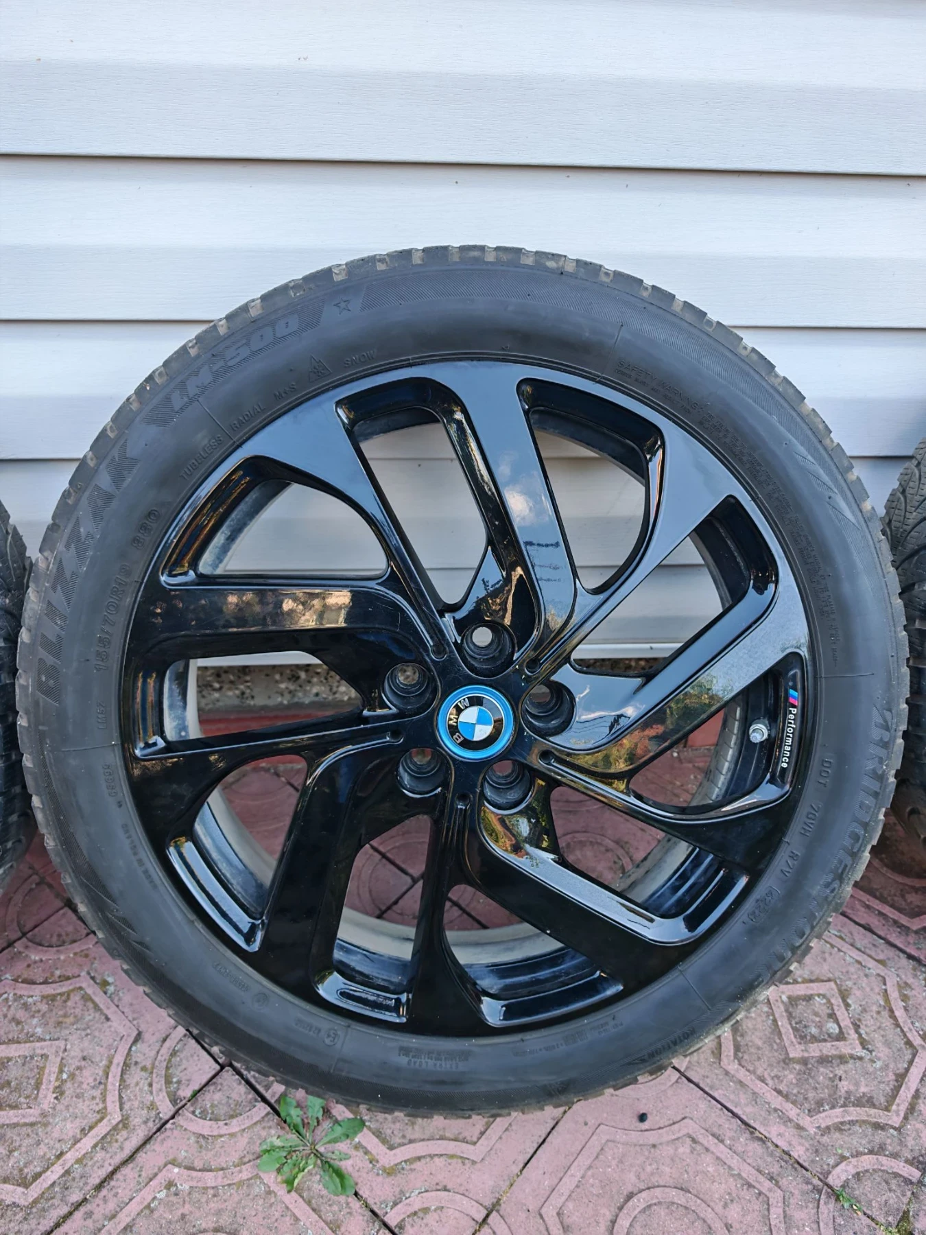 Гуми с джанти Bridgestone 155/70R19, снимка 3 - Гуми и джанти - 56066345