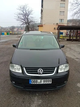 VW Touran 2.0 TDI КОЖА ПОДГРЕВ НАВИ ШИБИДАХ ТЕГЛИЧ  - 3100 € / 6063.07 лв. - 73720235 3