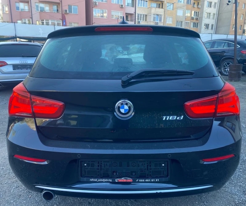 BMW 118 2.0D= 150HP= НАВИГАЦИЯ= АВТОМАТИК= КСЕНОН= , снимка 4 - Автомобили и джипове - 45171549