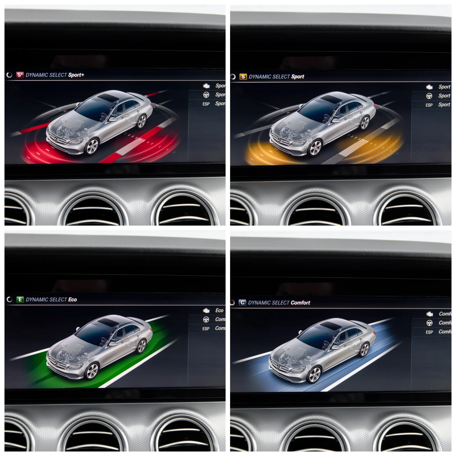 Mercedes-Benz E 220 AMG оптика, снимка 17 - Автомобили и джипове - 55128820